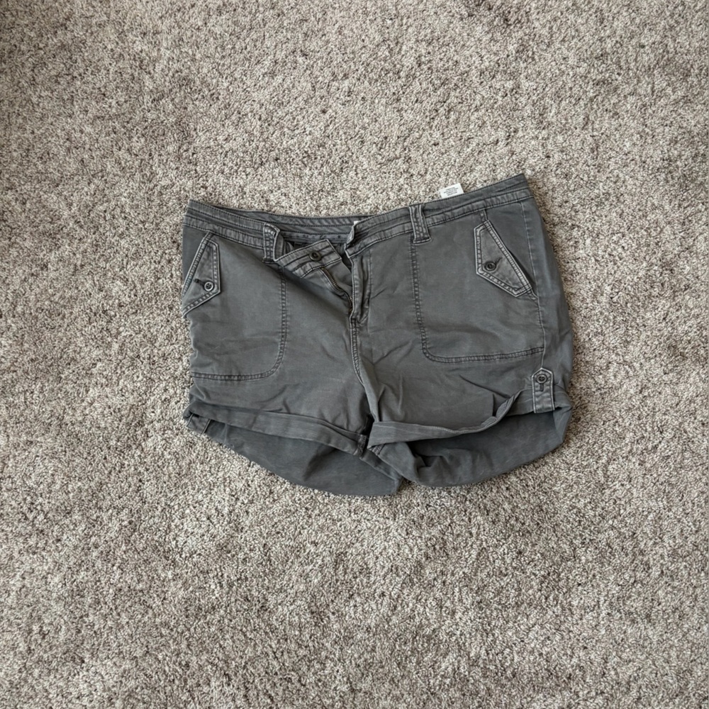 torrid Dark Gray Casual Jean Shorts